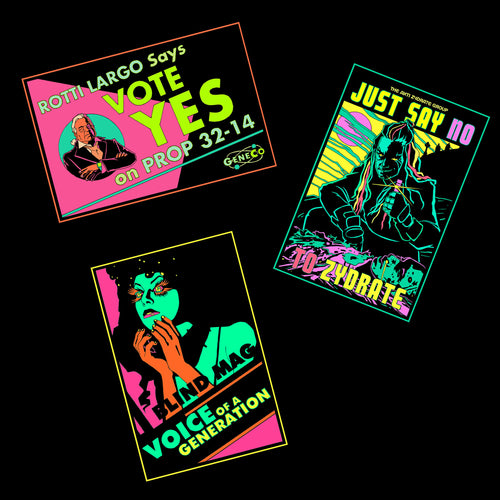 Zydrate Alley Sticker Pack